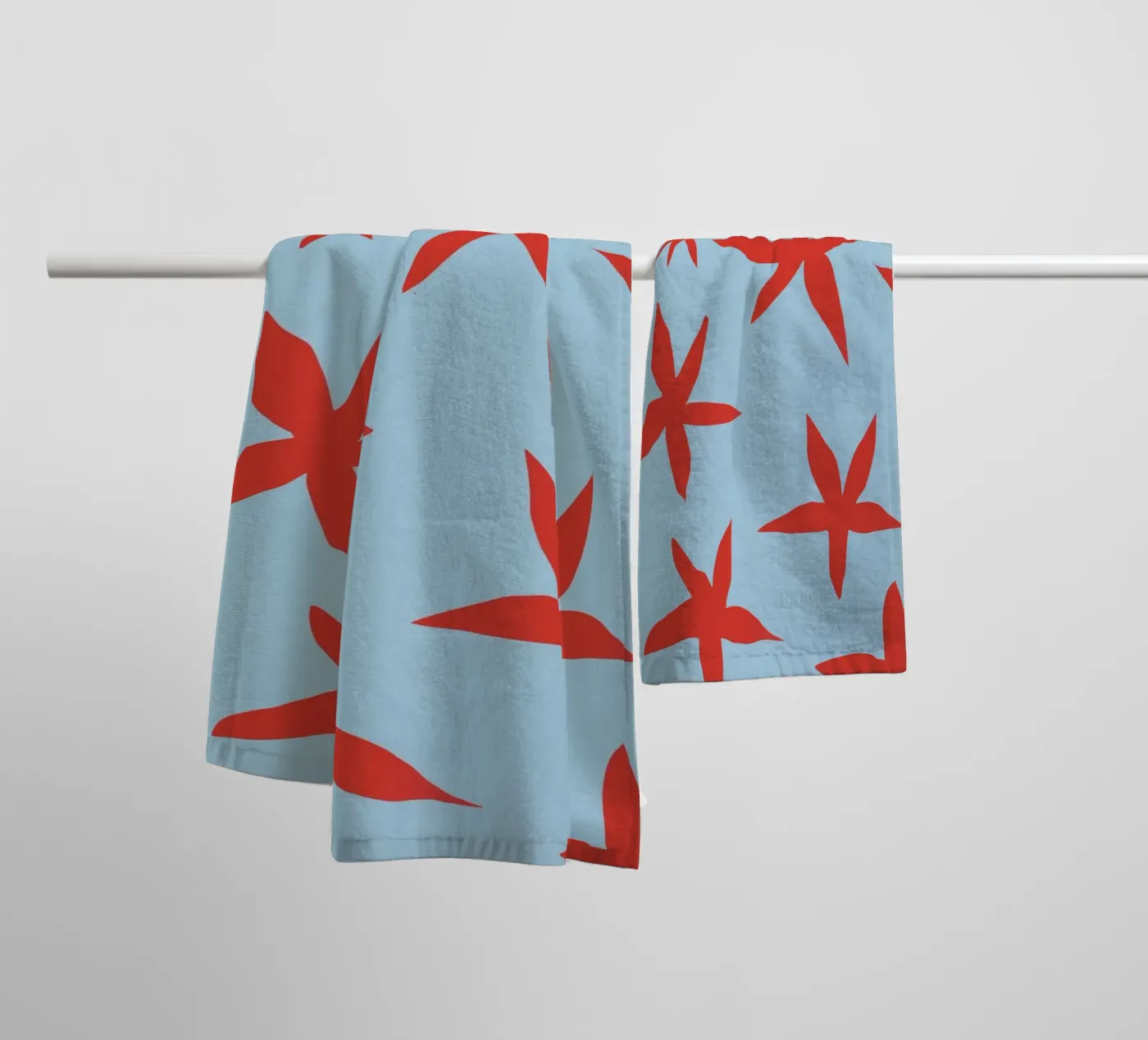 Botanical pattern 18 badhanddoek van Little Dean