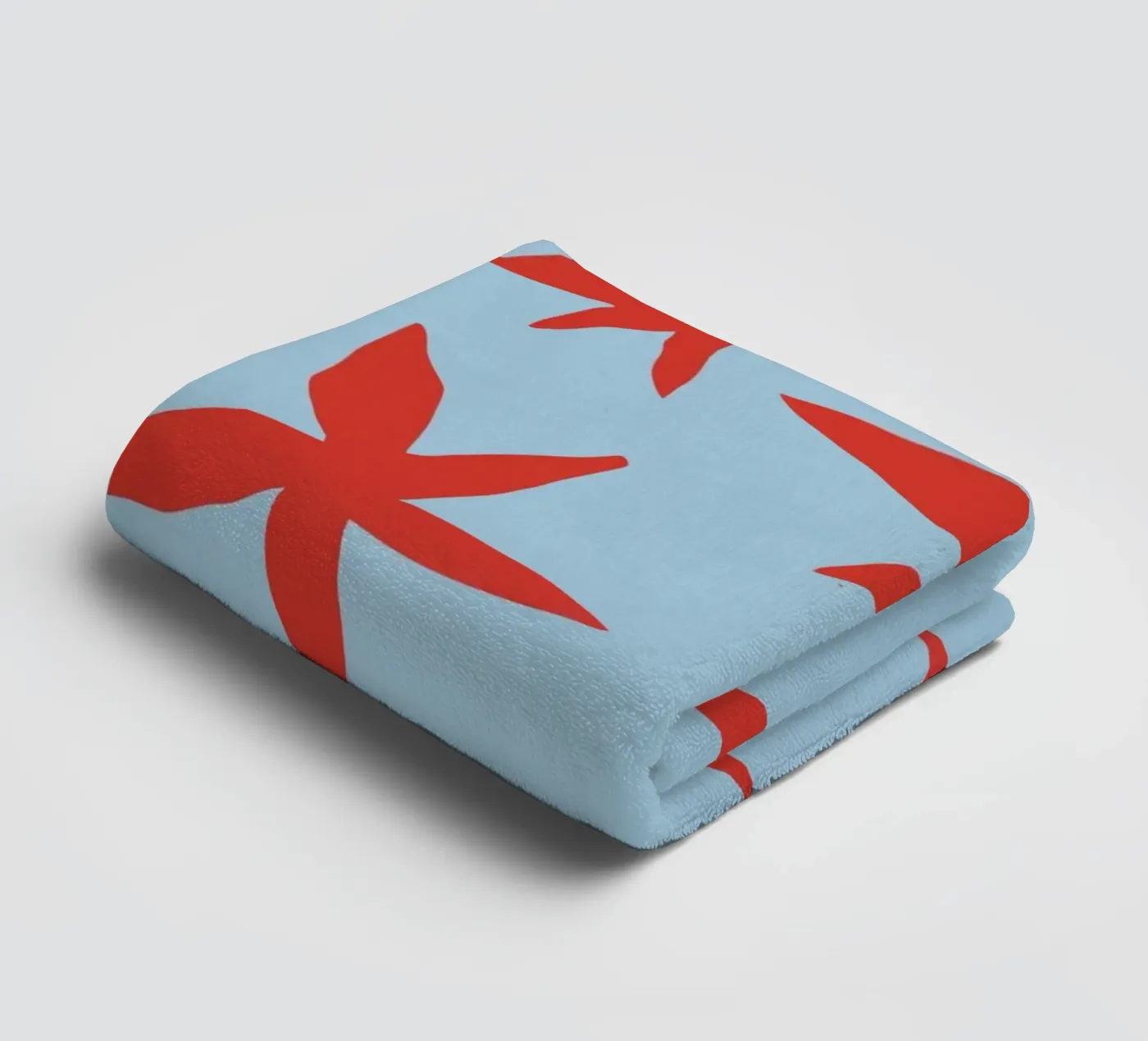 Botanical pattern 18 badhanddoek van Little Dean