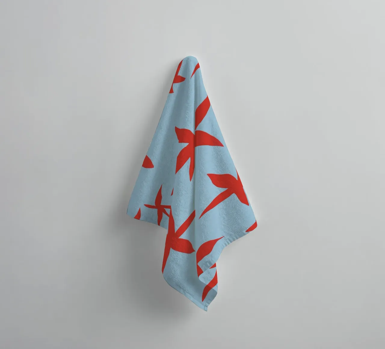 Botanical pattern 18 towel by Little Dean