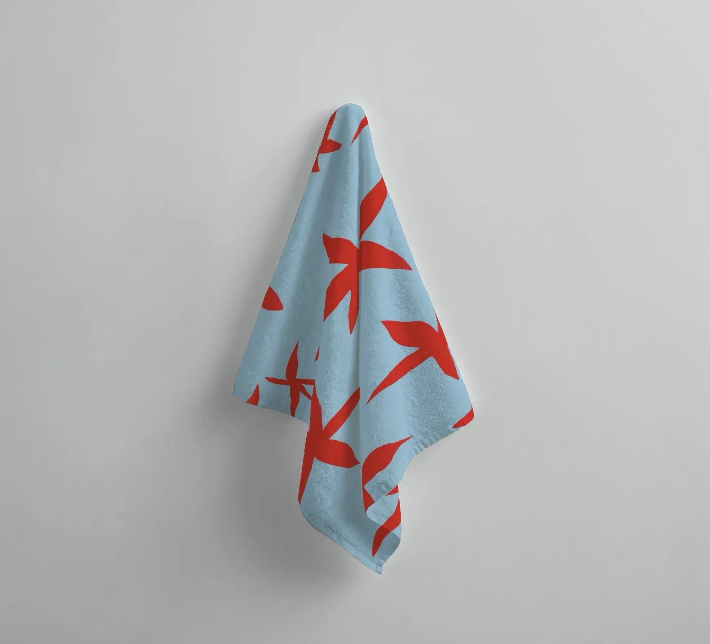 Botanical pattern 18 badhanddoek van Little Dean