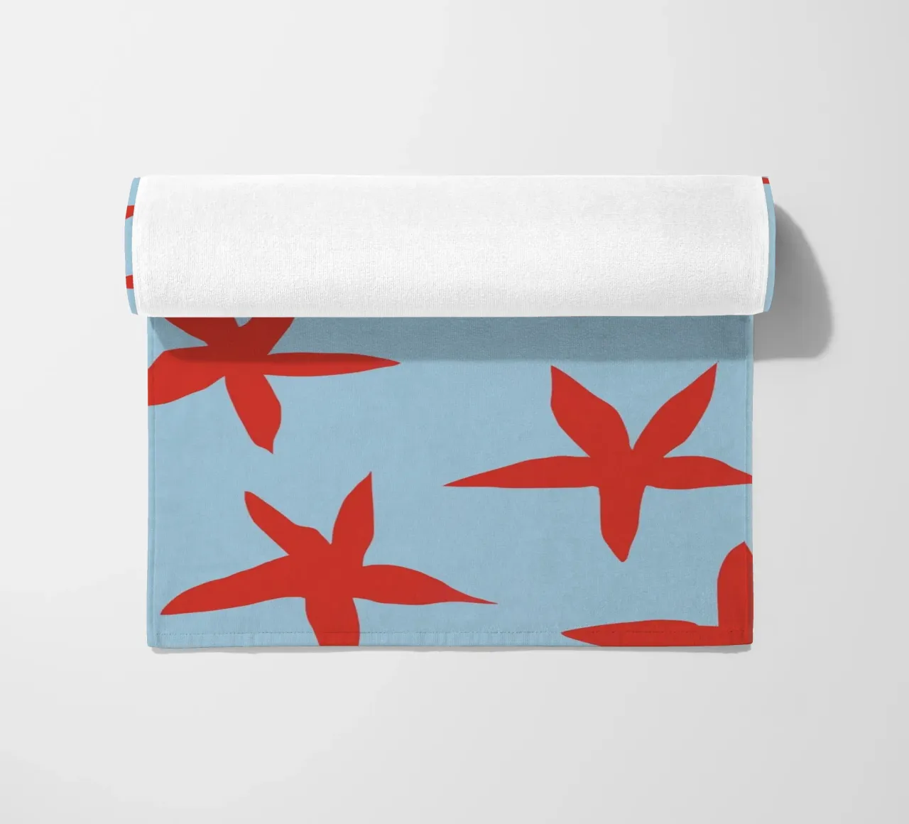 Botanical pattern 18 telo mare da Little Dean