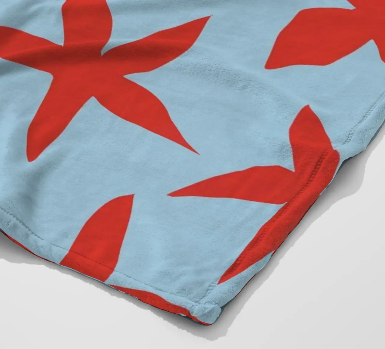 Botanisches Muster 18 Fleecedecke von Little Dean