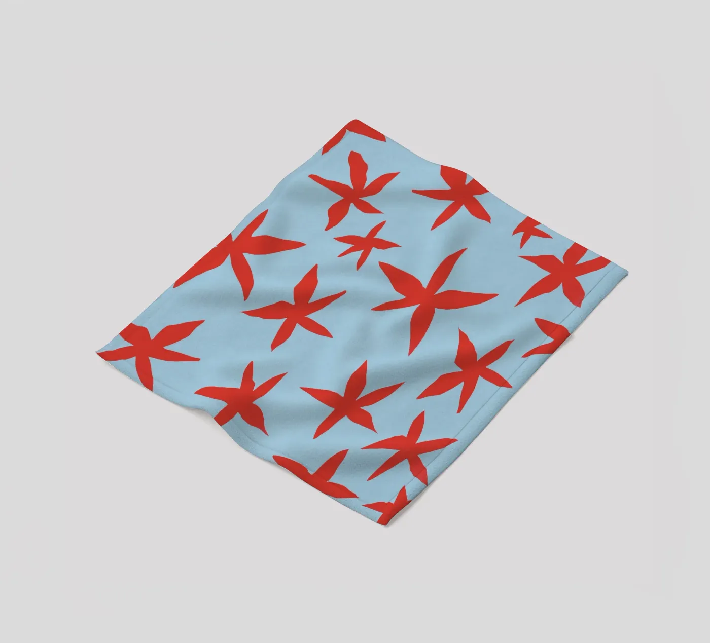 Botanical pattern 18 Fleecedecke von Little Dean