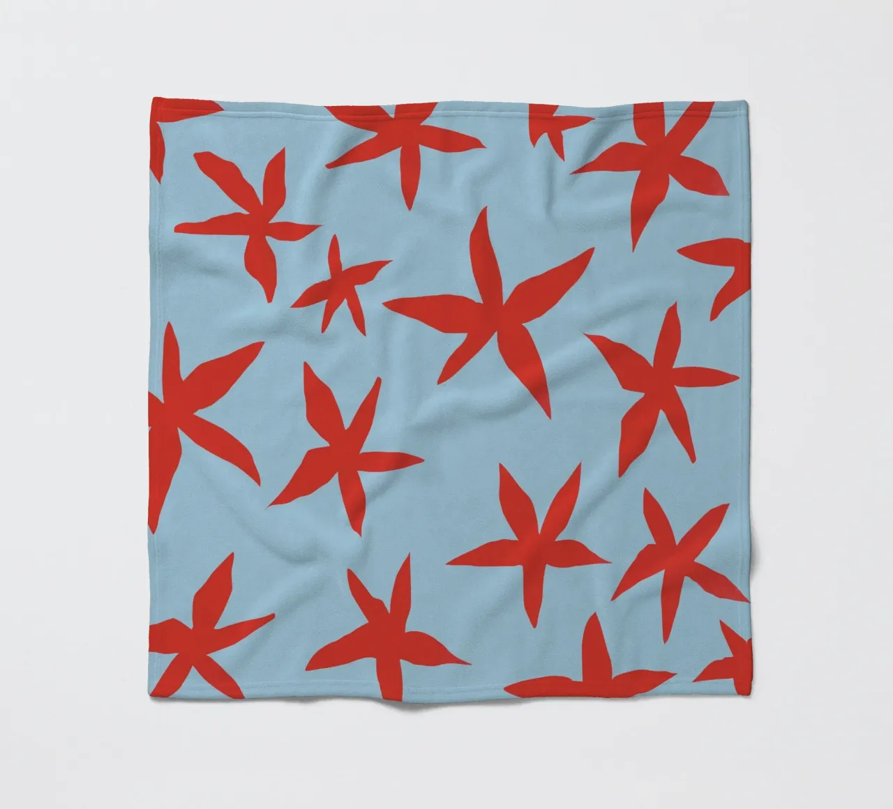 Botanisches Muster 18 Fleecedecke von Little Dean