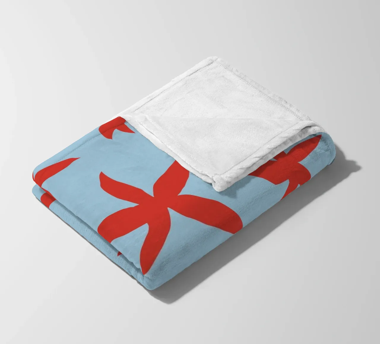 Botanisches Muster 18 Fleecedecke von Little Dean