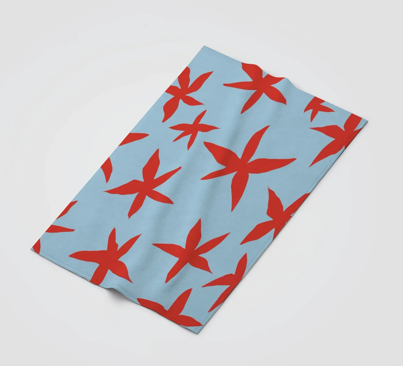 Botanical pattern 18 Fleecedecke von Little Dean