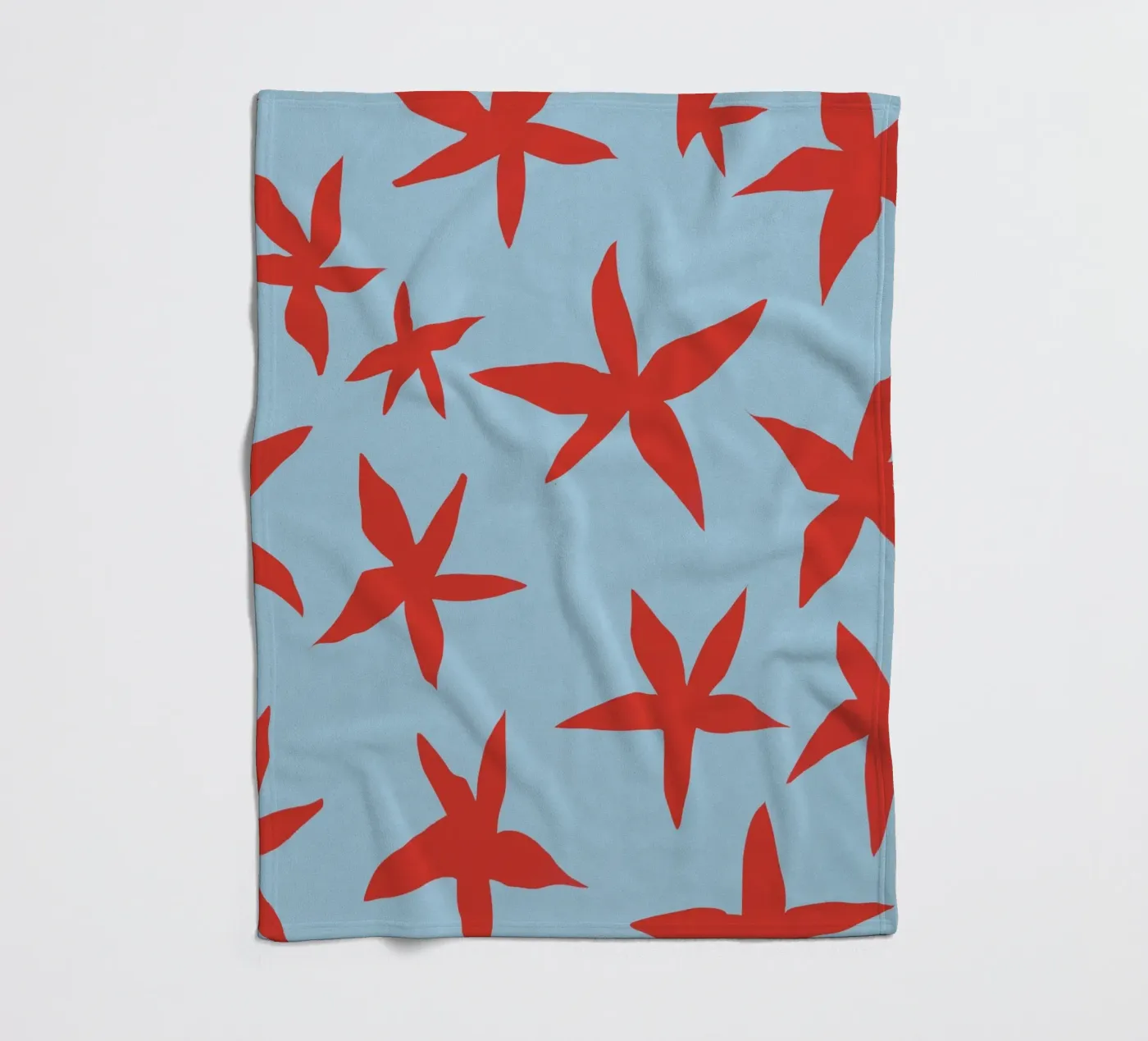 Botanical pattern 18 Fleecedecke von Little Dean