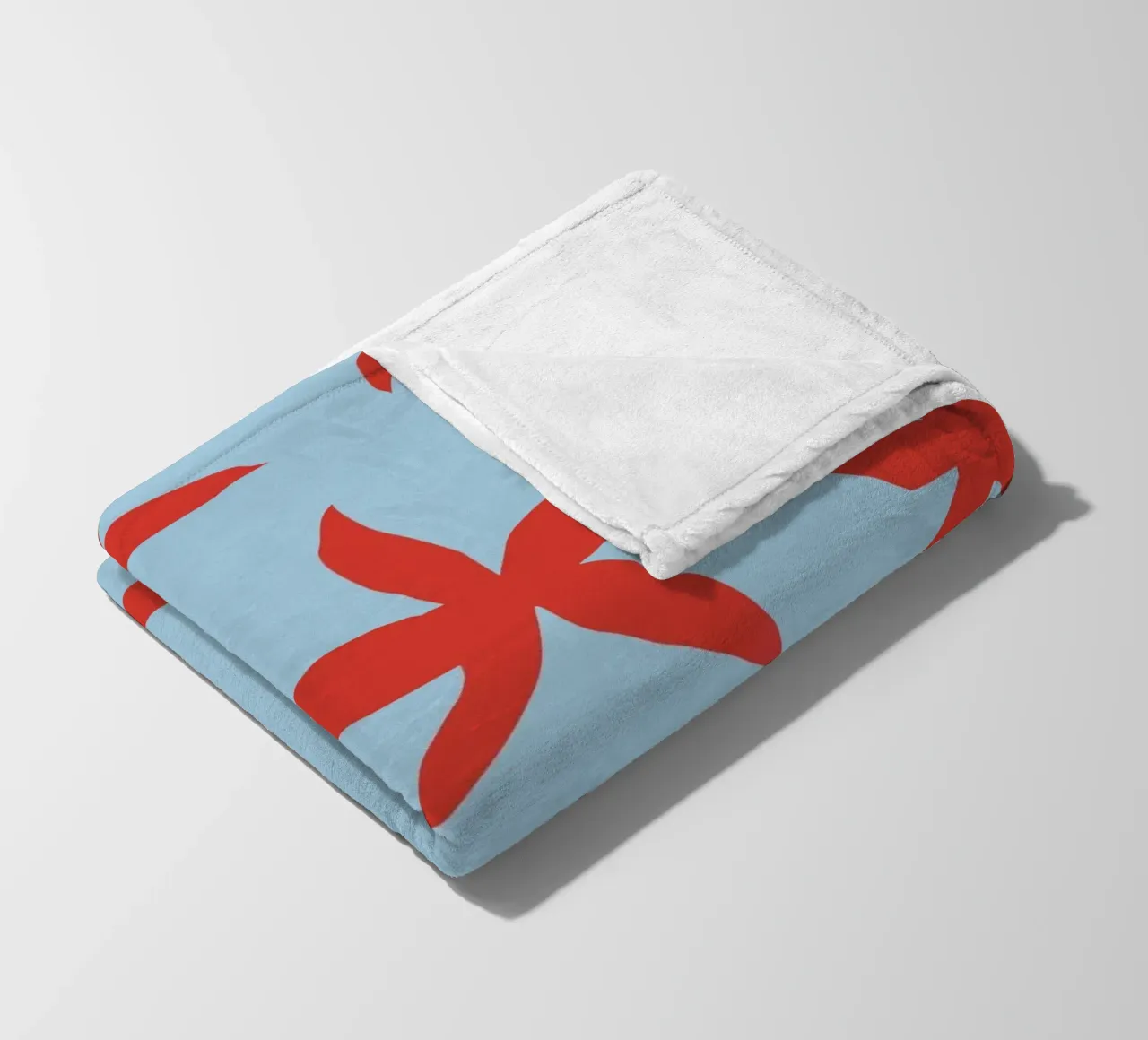 Botanisches Muster 18 Fleecedecke von Little Dean