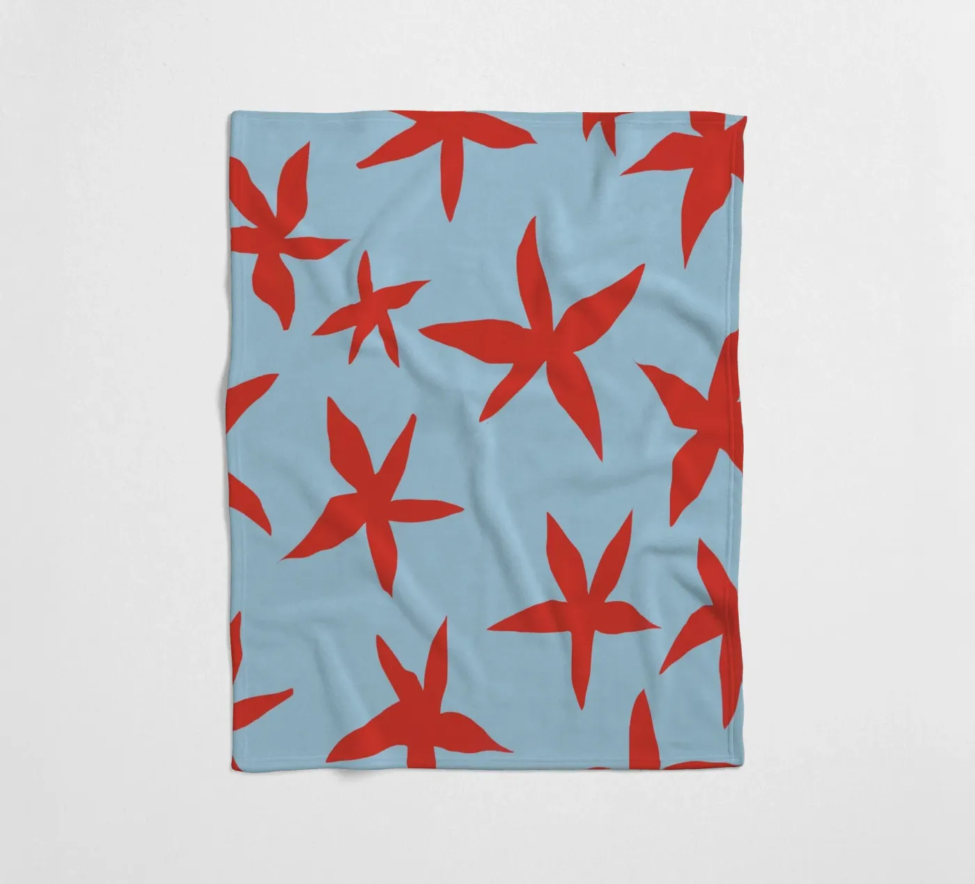 Botanical pattern 18 Fleecedecke von Little Dean