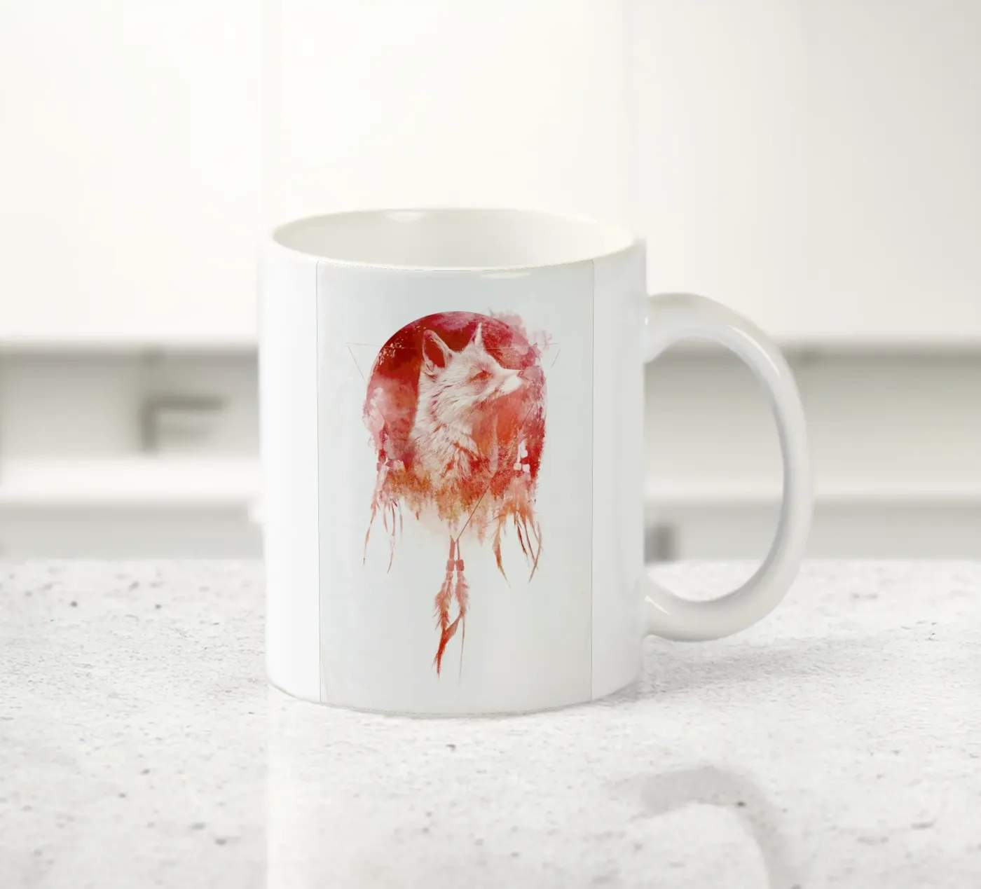 Mars final ceramic mug by Róbert Farkas