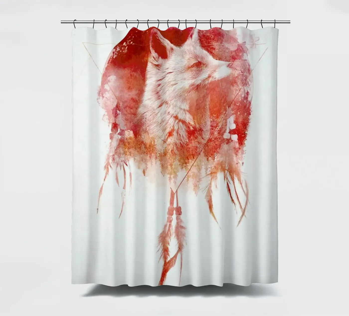 Mars final Duschvorhang von Róbert Farkas