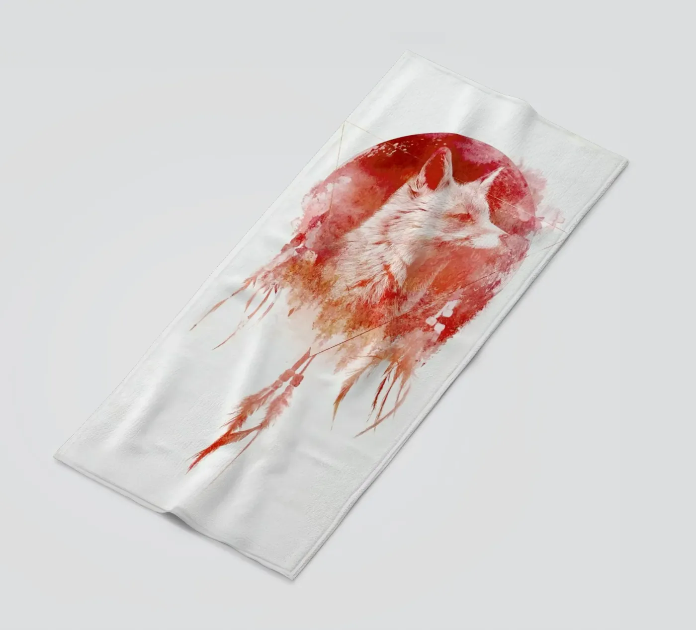 Mars final beach towel by Róbert Farkas