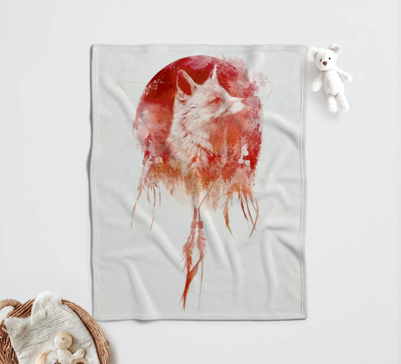 Mars final fleece blanket by Róbert Farkas