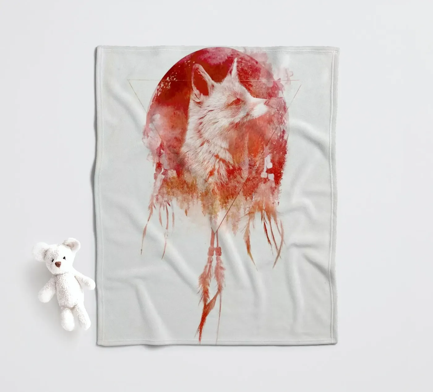 Mars final fleece blanket by Róbert Farkas