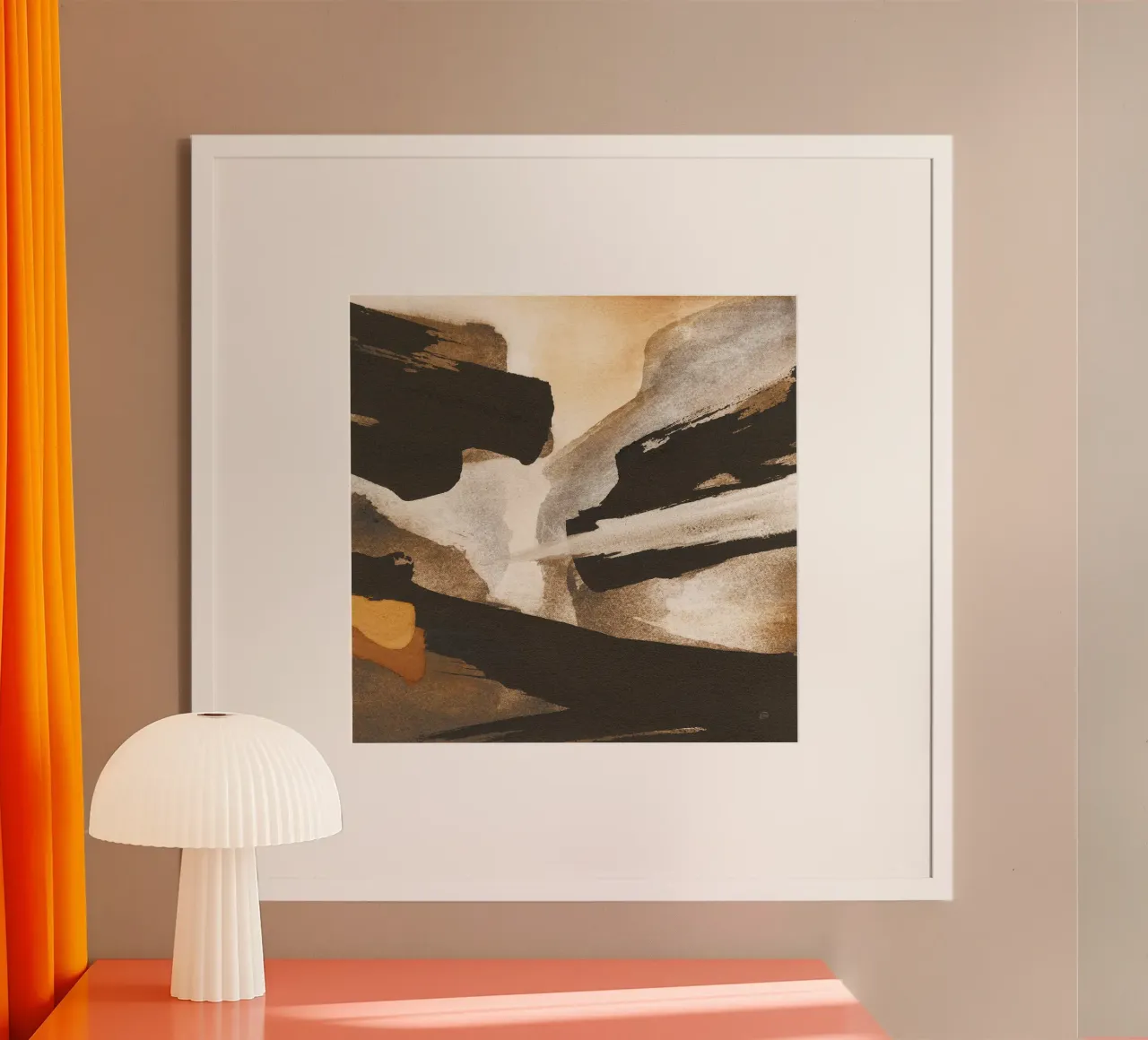 Avalanche I poster con telaio in alluminio da June Jordan