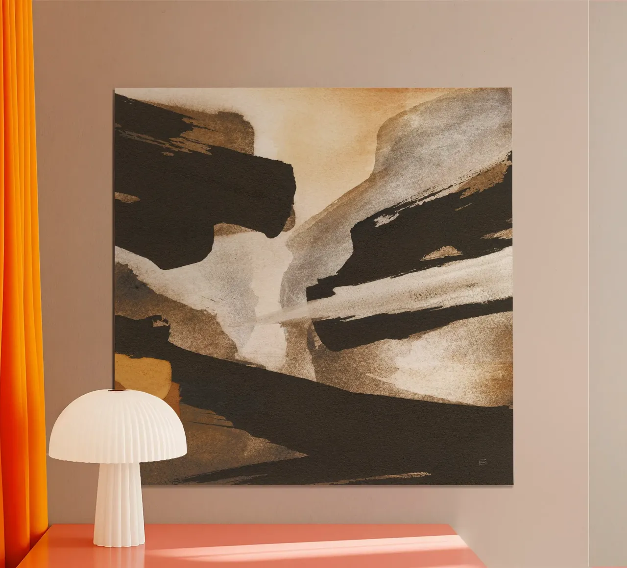 Avalanche I poster con telaio in alluminio da June Jordan