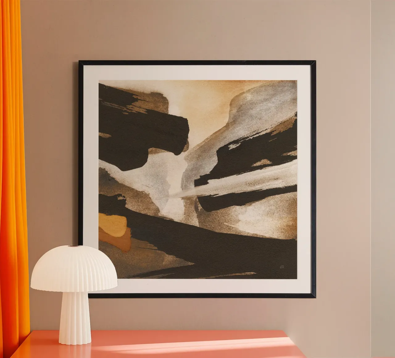 Avalanche I poster con telaio in alluminio da June Jordan