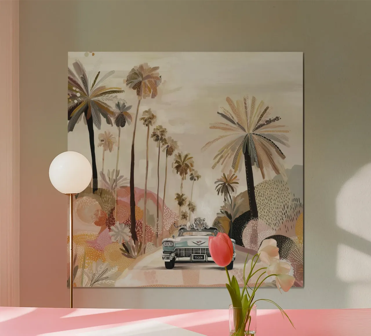Cadillac Mirage poster con telaio in legno da June Jordan