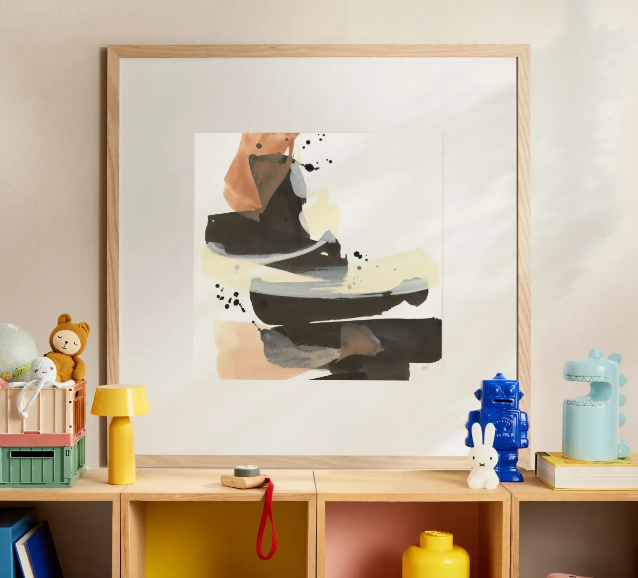 Semplice e minimalista poster con telaio in alluminio da June Jordan