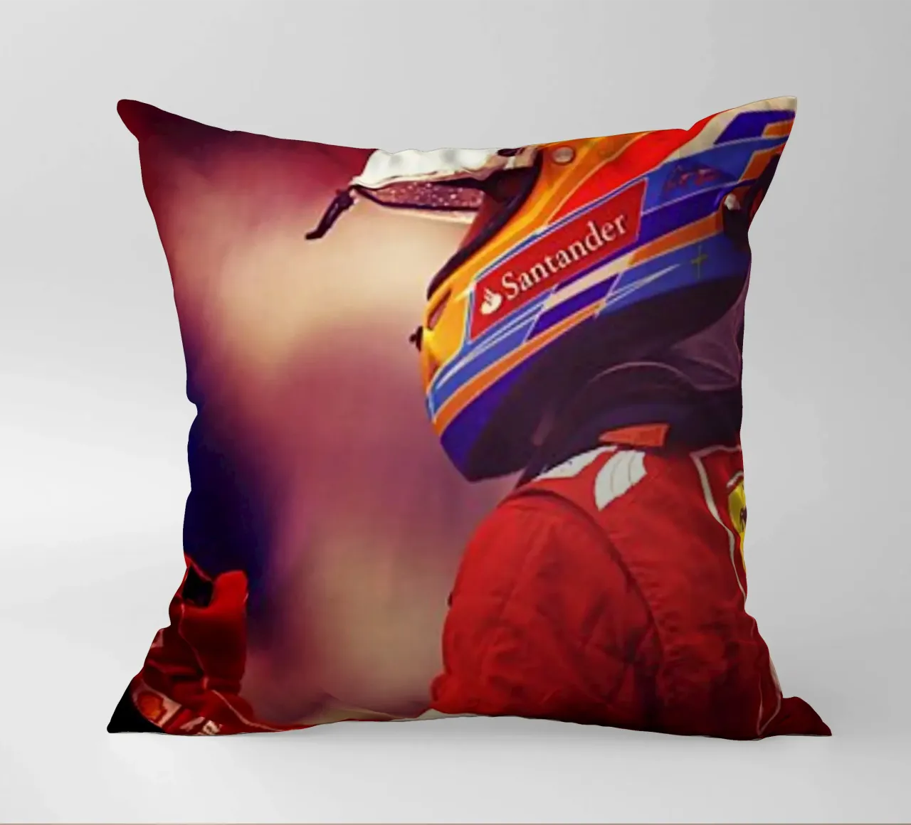 Fernando Alonso cuscino da Low poly art