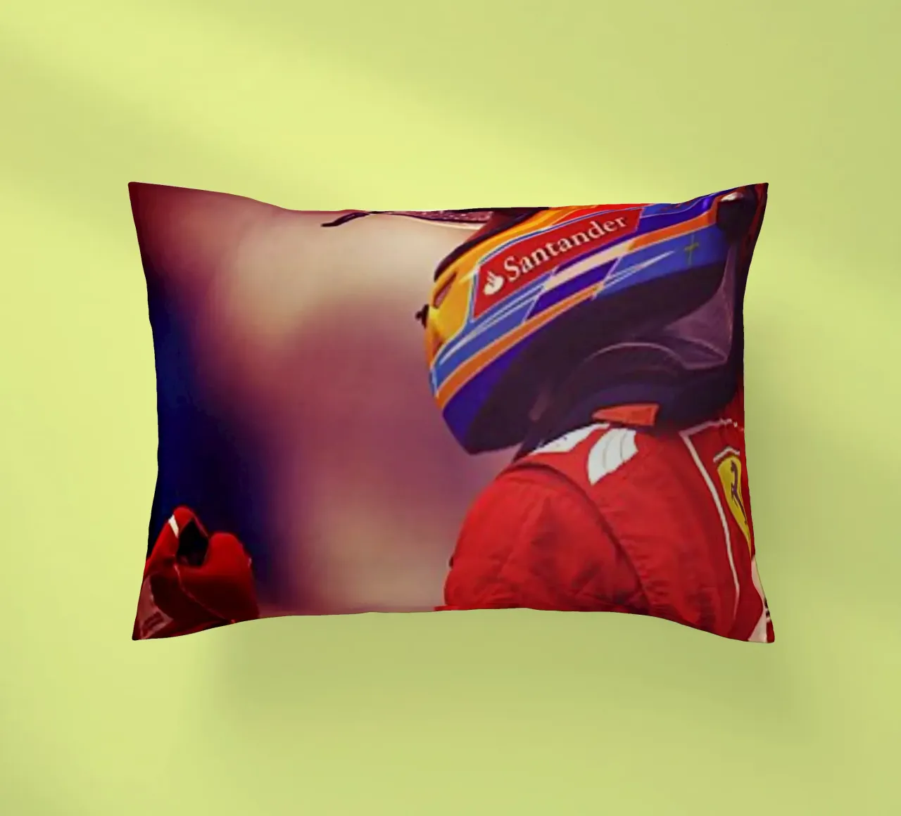 Fernando Alonso cuscino da Low poly art