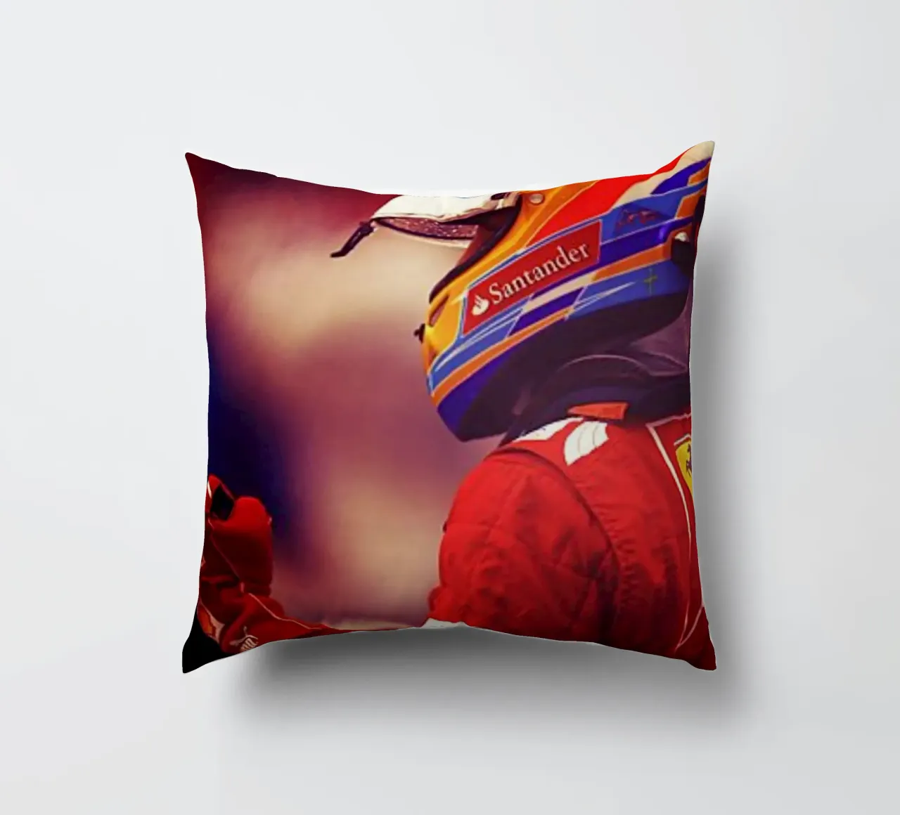 Fernando Alonso cuscino da Low poly art