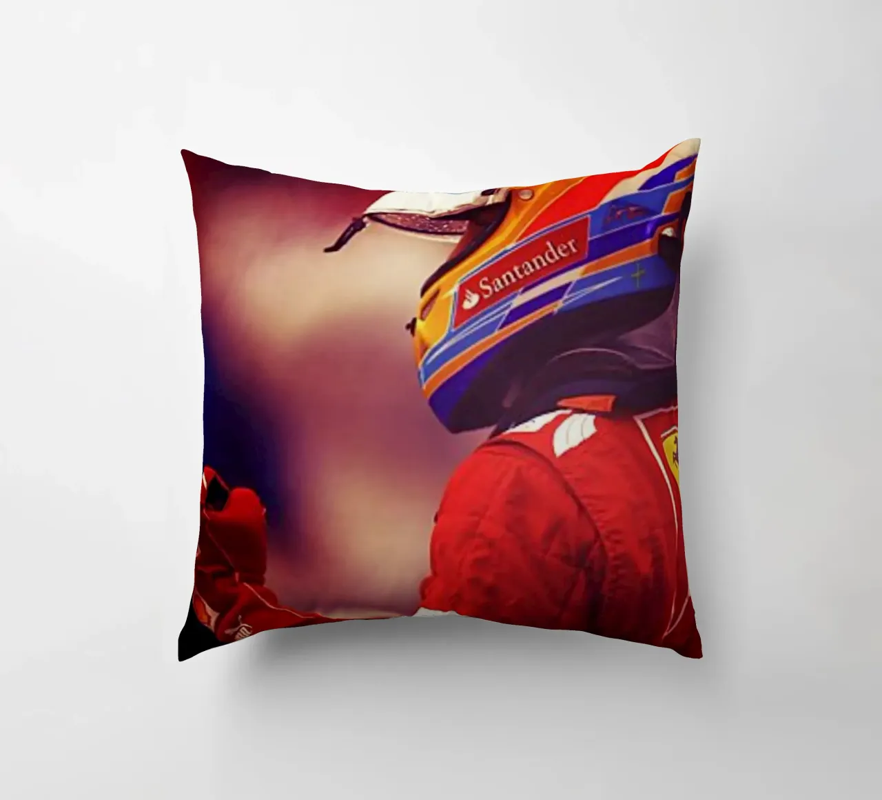 Fernando Alonso cuscino da Low poly art