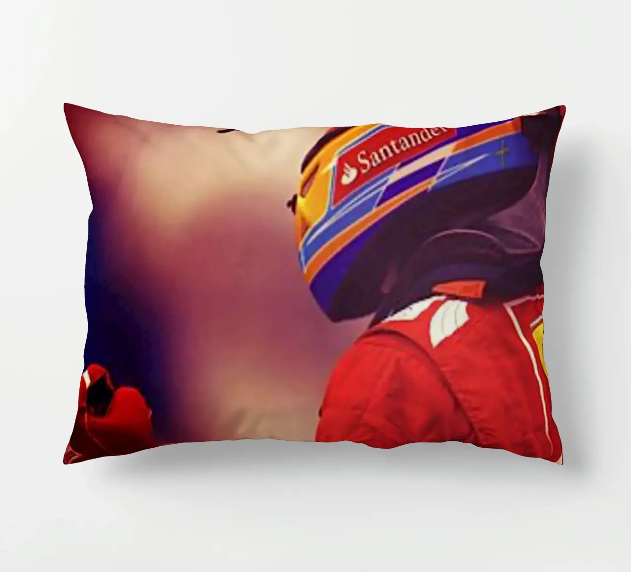 Fernando Alonso cuscino da Low poly art