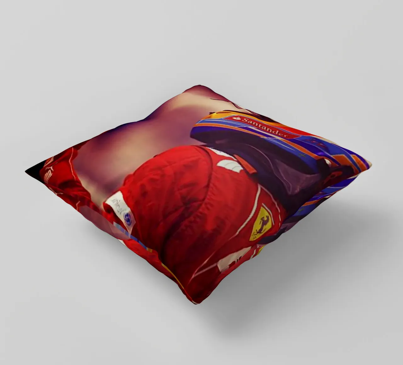 Fernando Alonso cuscino da Low poly art