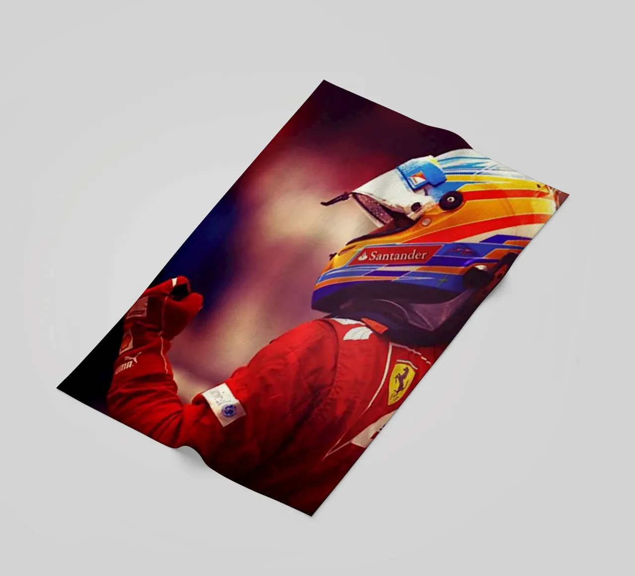 Fernando Alonso telo mare da Low poly art
