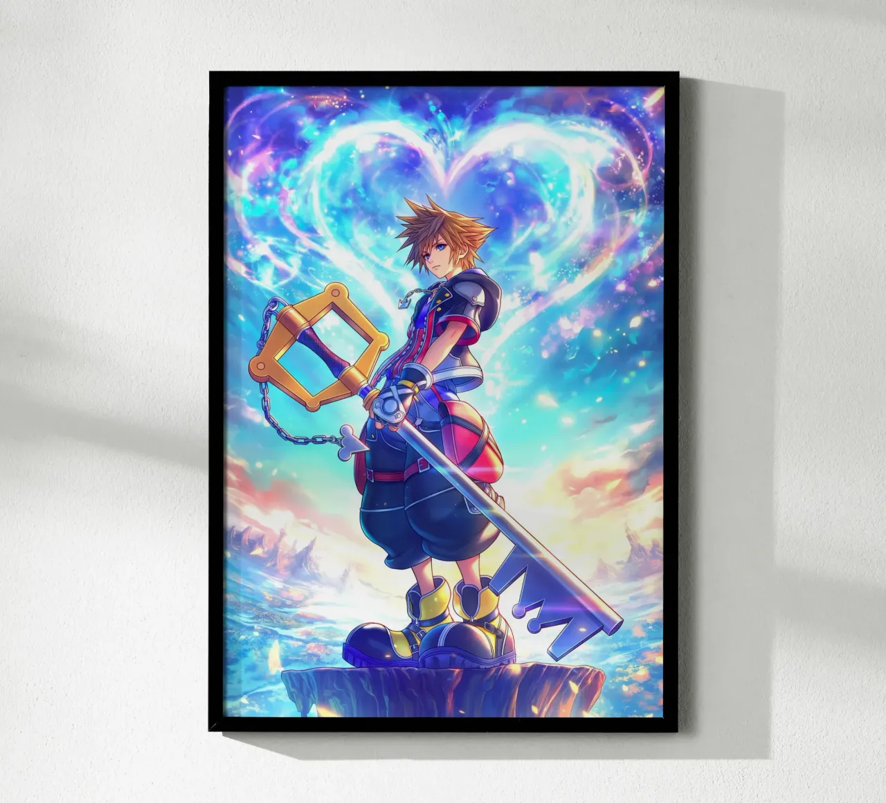 Sora Kingdom Hearts poster da Fleur de Lys