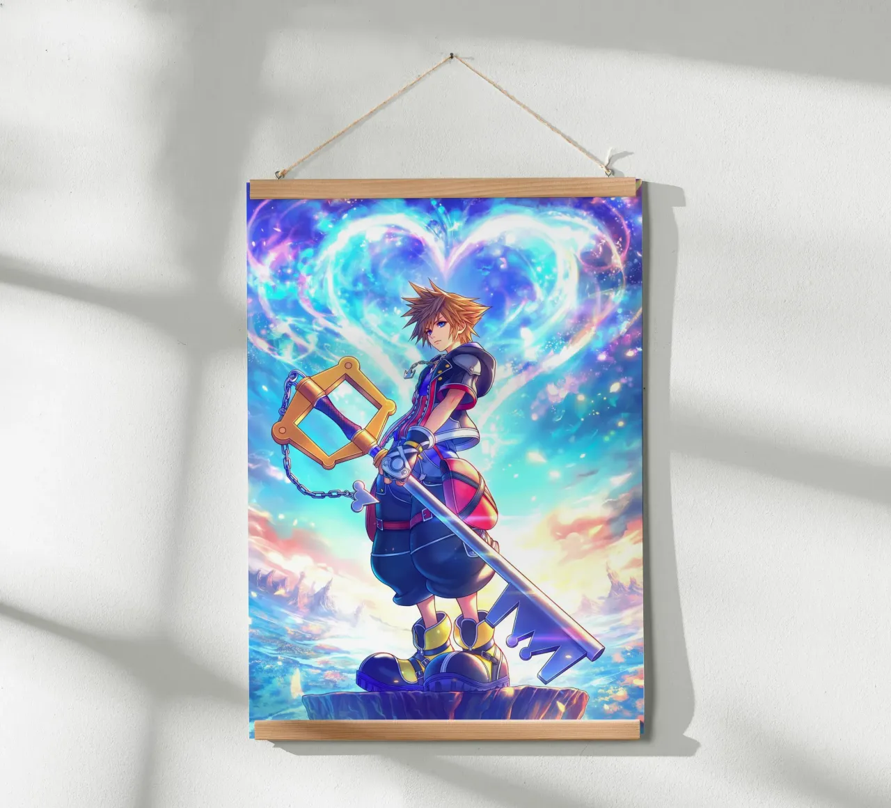Sora Kingdom Hearts poster da Fleur de Lys