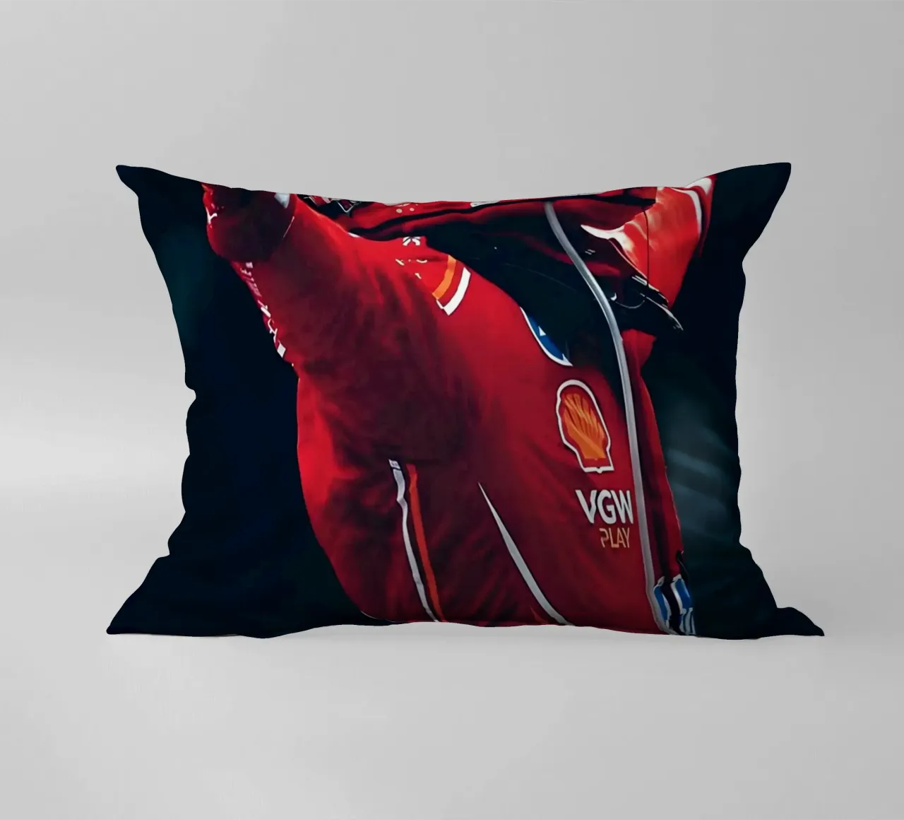 Carlos Sainz Jr. cuscino da Low poly art