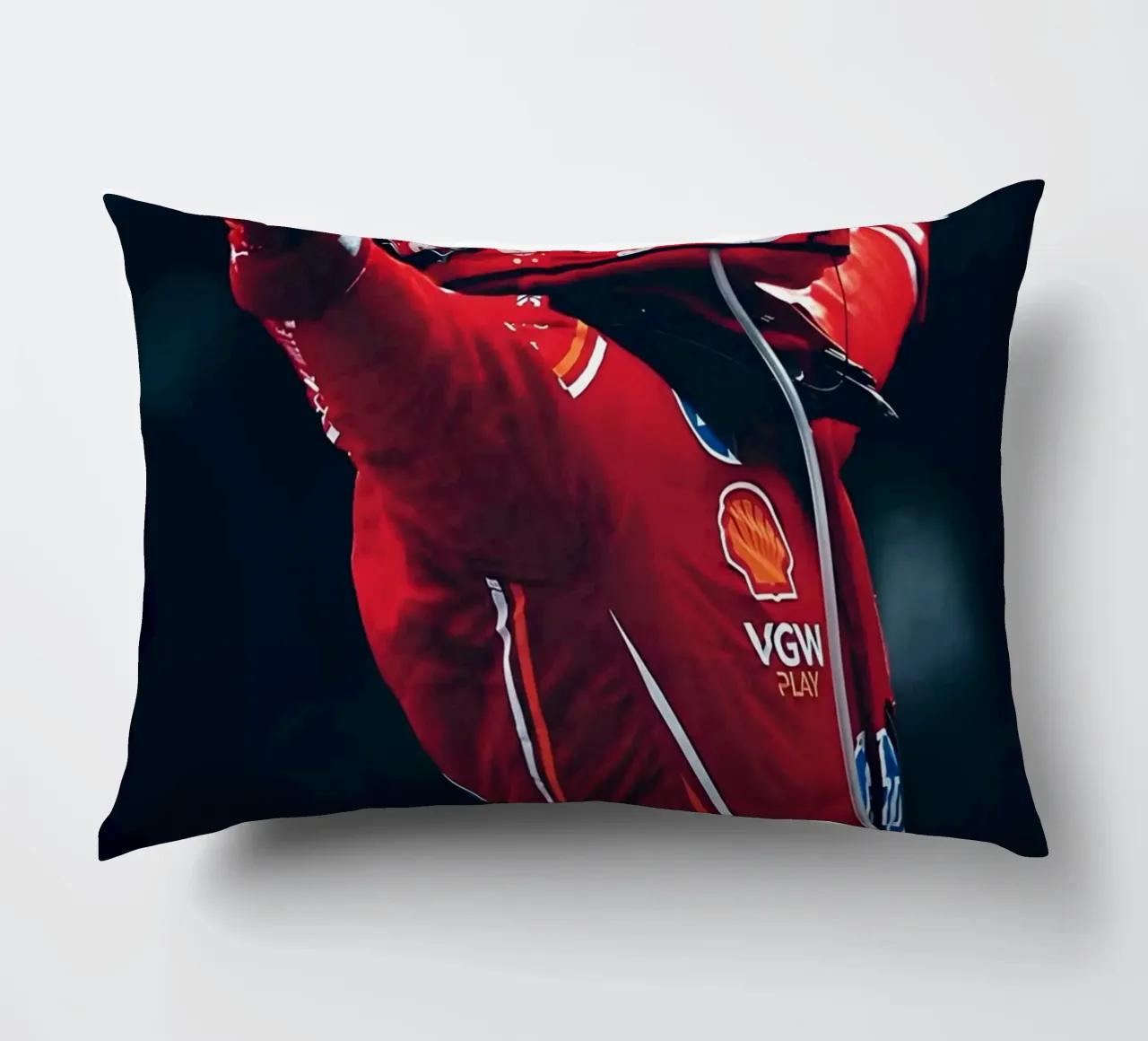 Carlos Sainz Jr. cuscino da Low poly art