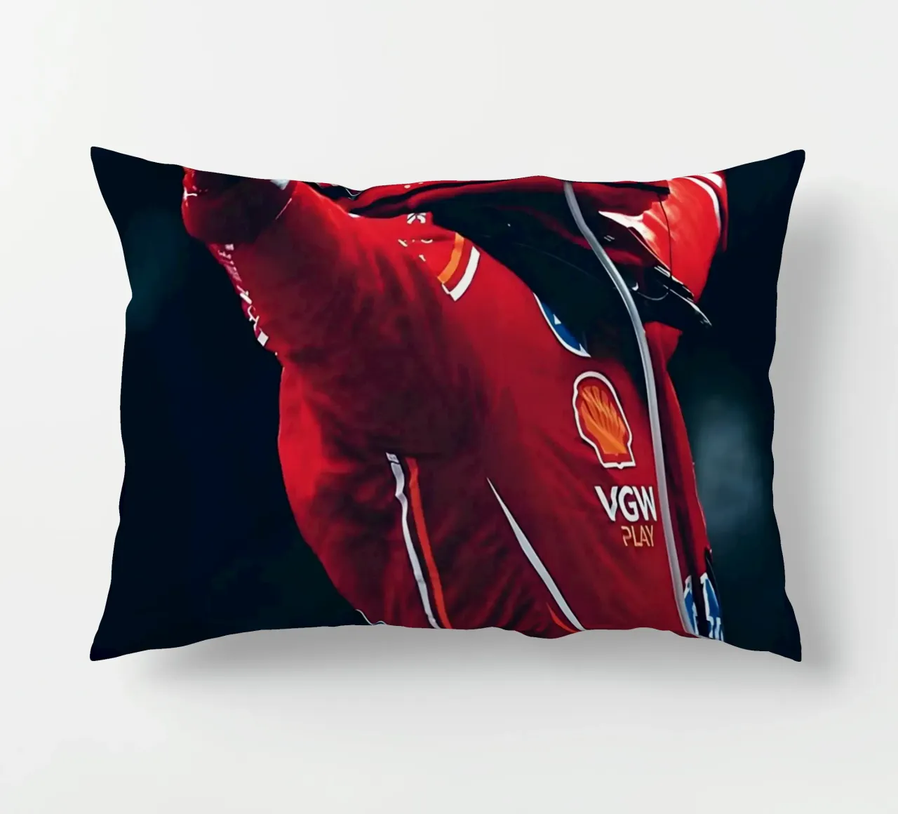 Carlos Sainz Jr. cuscino da Low poly art
