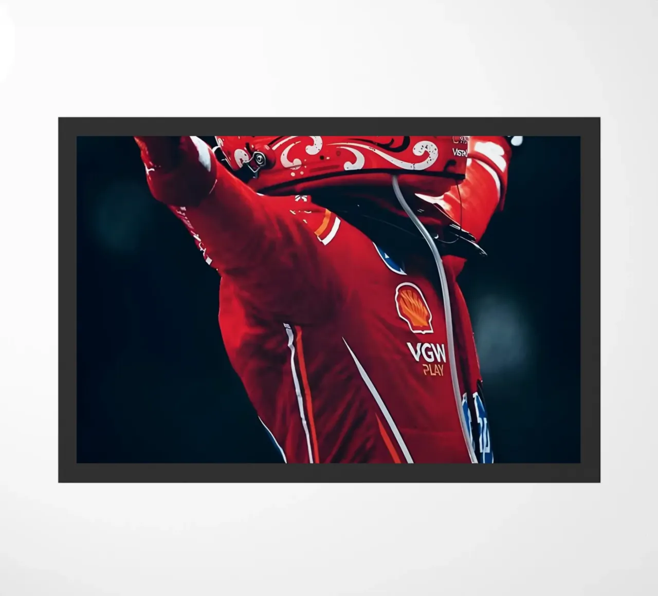 Carlos Sainz Jr. zerbino da Low poly art