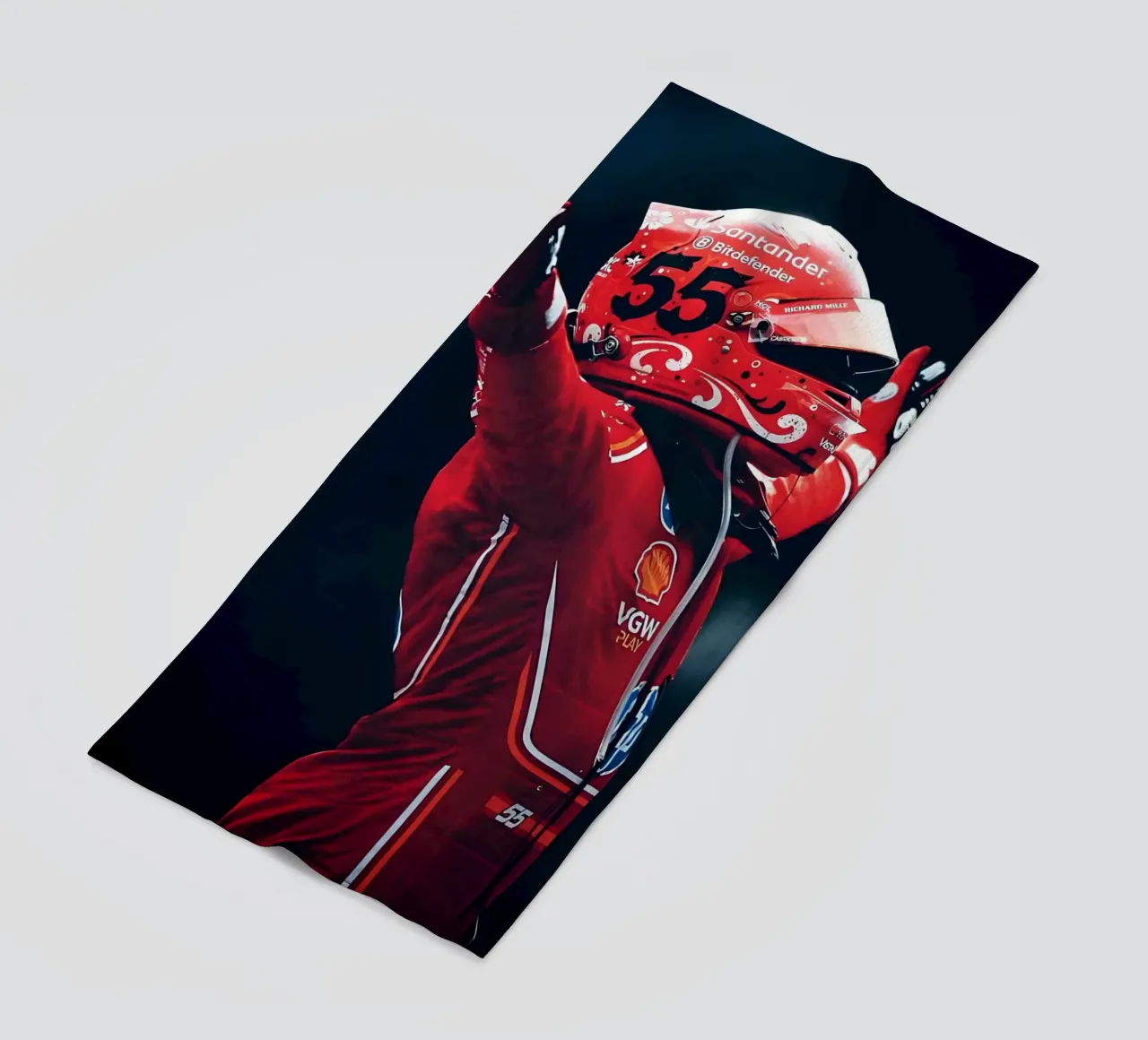 Carlos Sainz Jr. telo mare da Low poly art