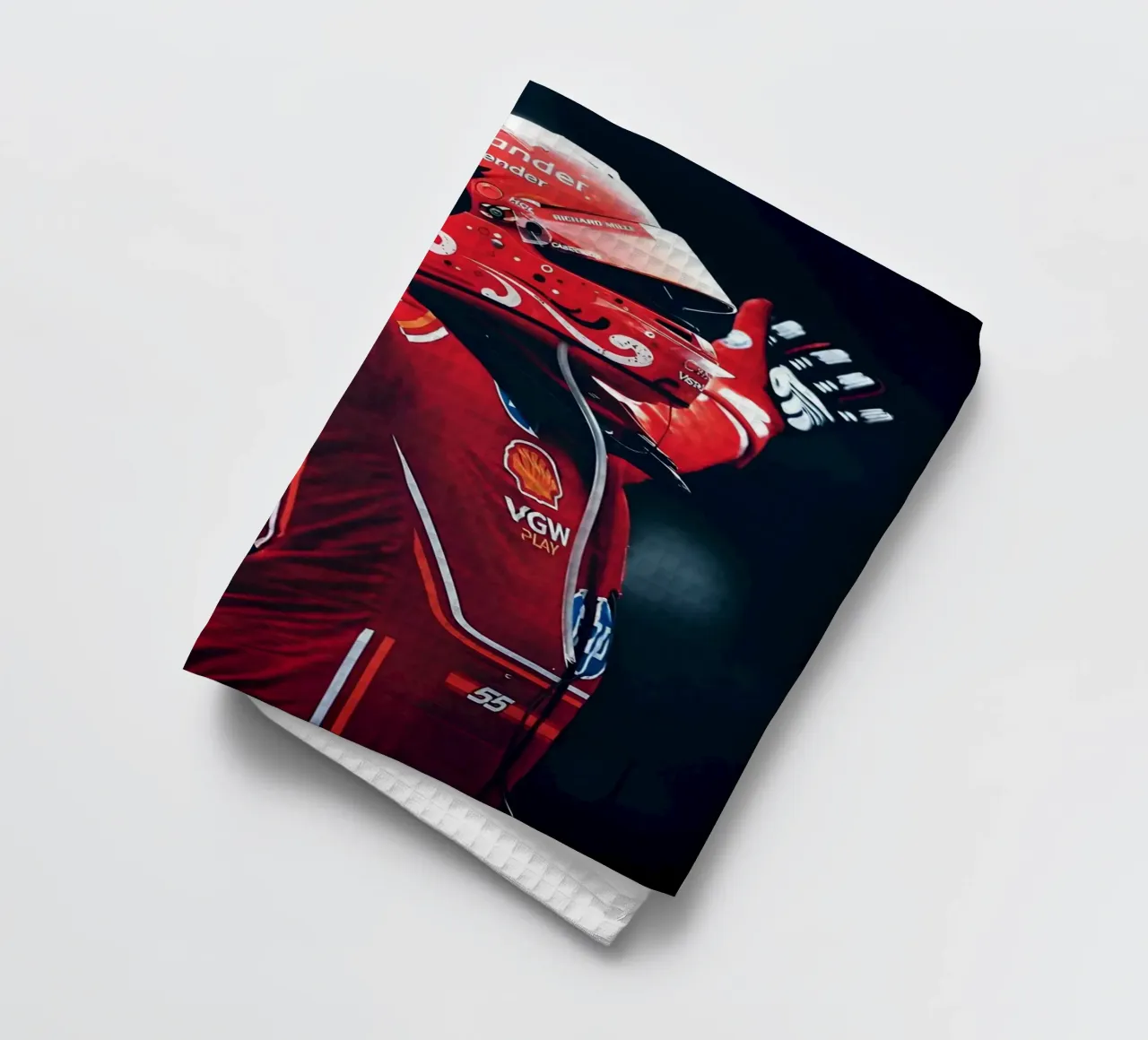 Carlos Sainz Jr. canovaccio da cucina da Low poly art