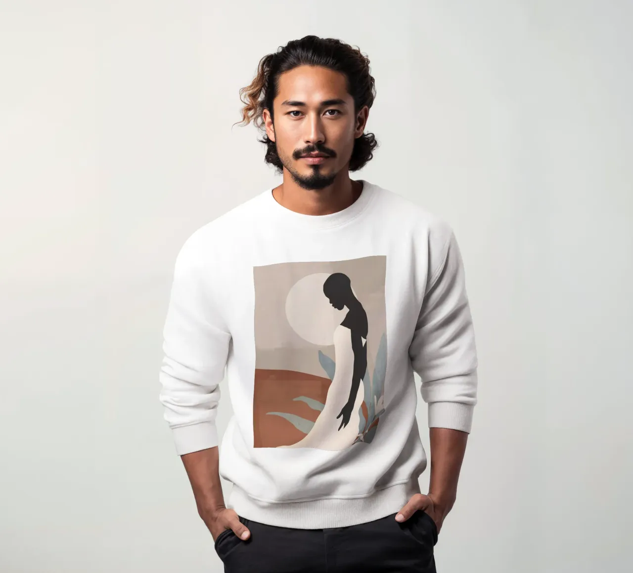 Ragazza tropicale 22 felpa da ThingDesign