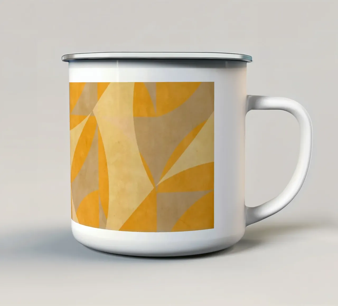 Geometrica Flip tazza in smalto da MirimoArt