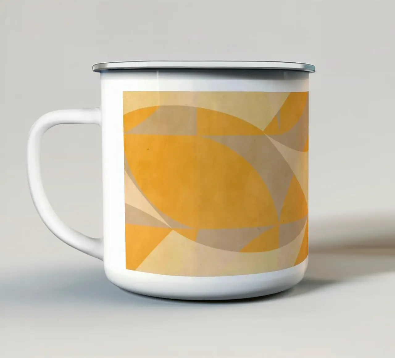 Geometrica Flip tazza in smalto da MirimoArt