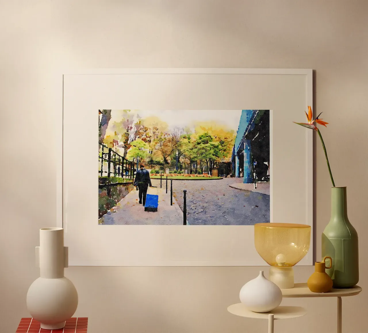 A piedi a Montmartre poster da Massimo Frascogna