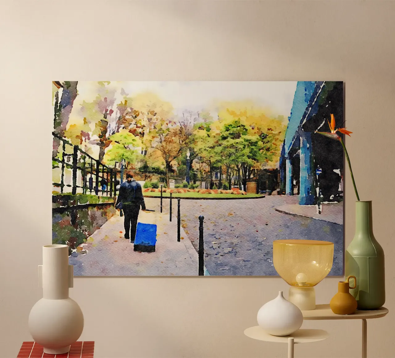 A piedi a Montmartre poster da Massimo Frascogna