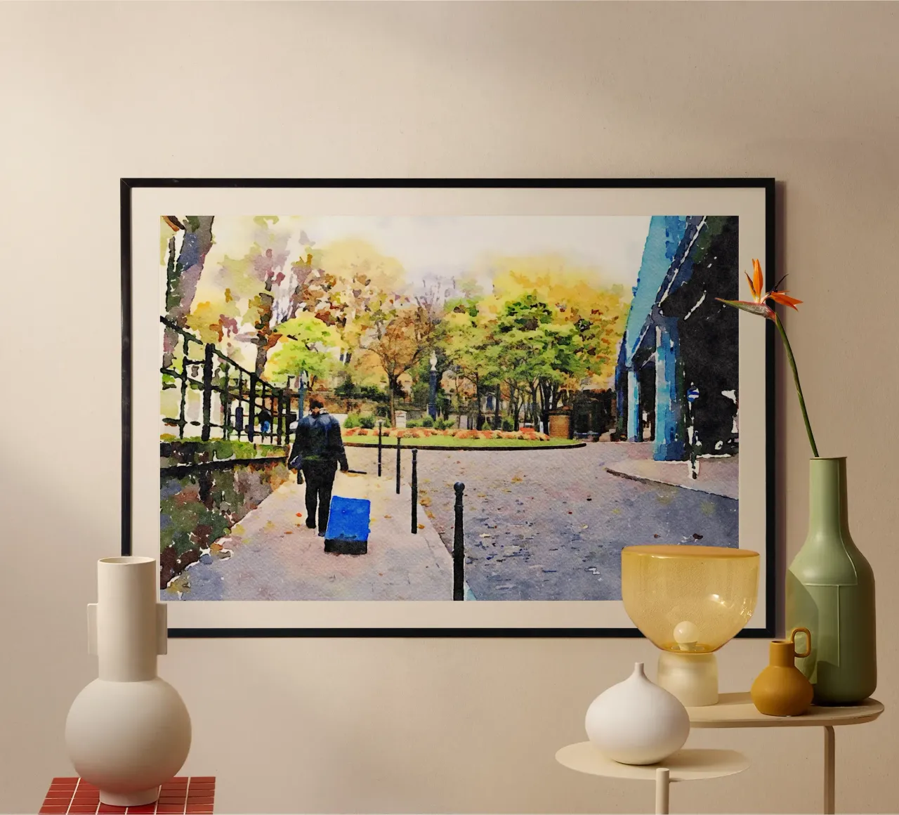 A piedi a Montmartre poster da Massimo Frascogna
