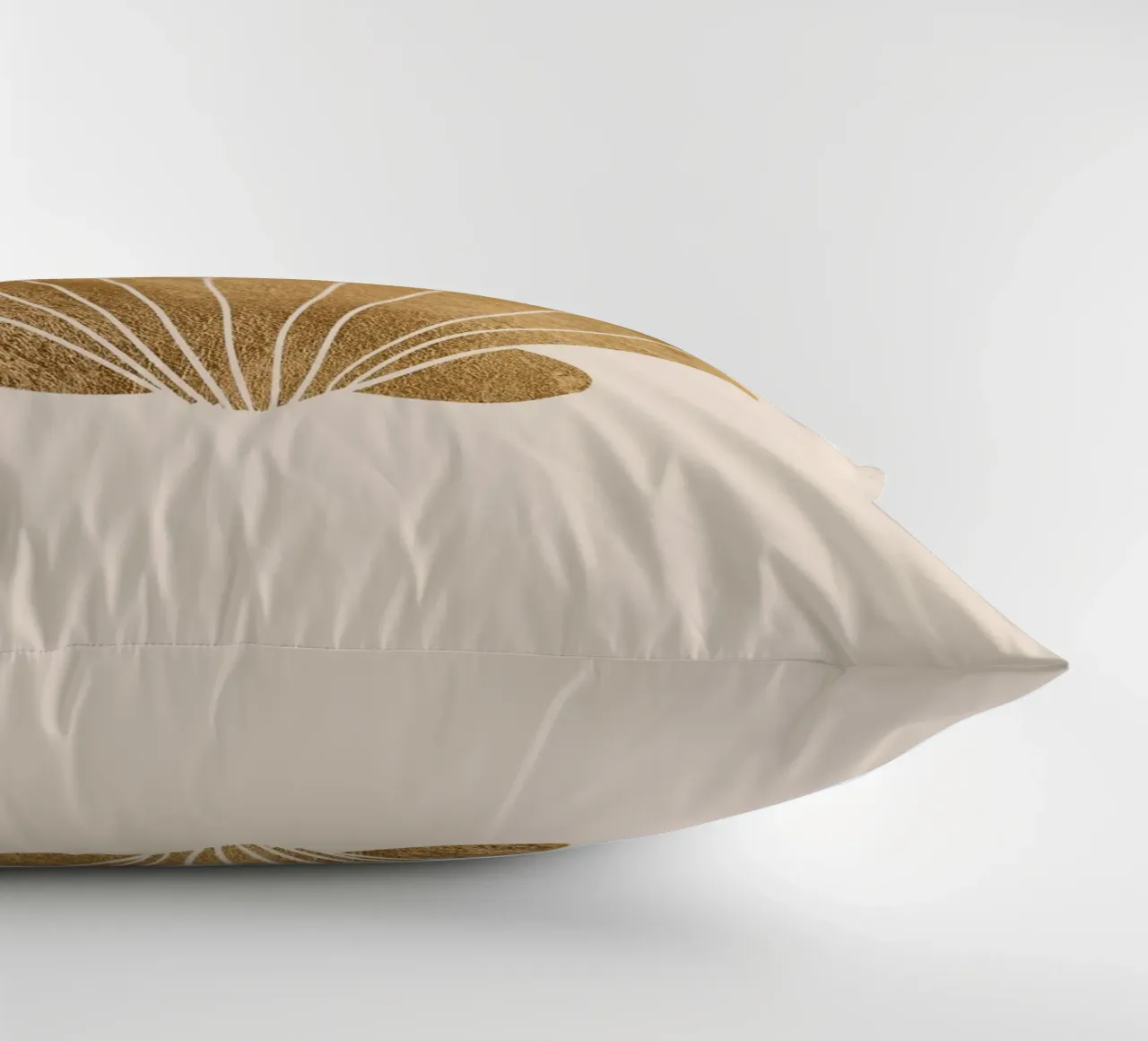 Gold clam shell cuscino da GraceDigitalArtCo