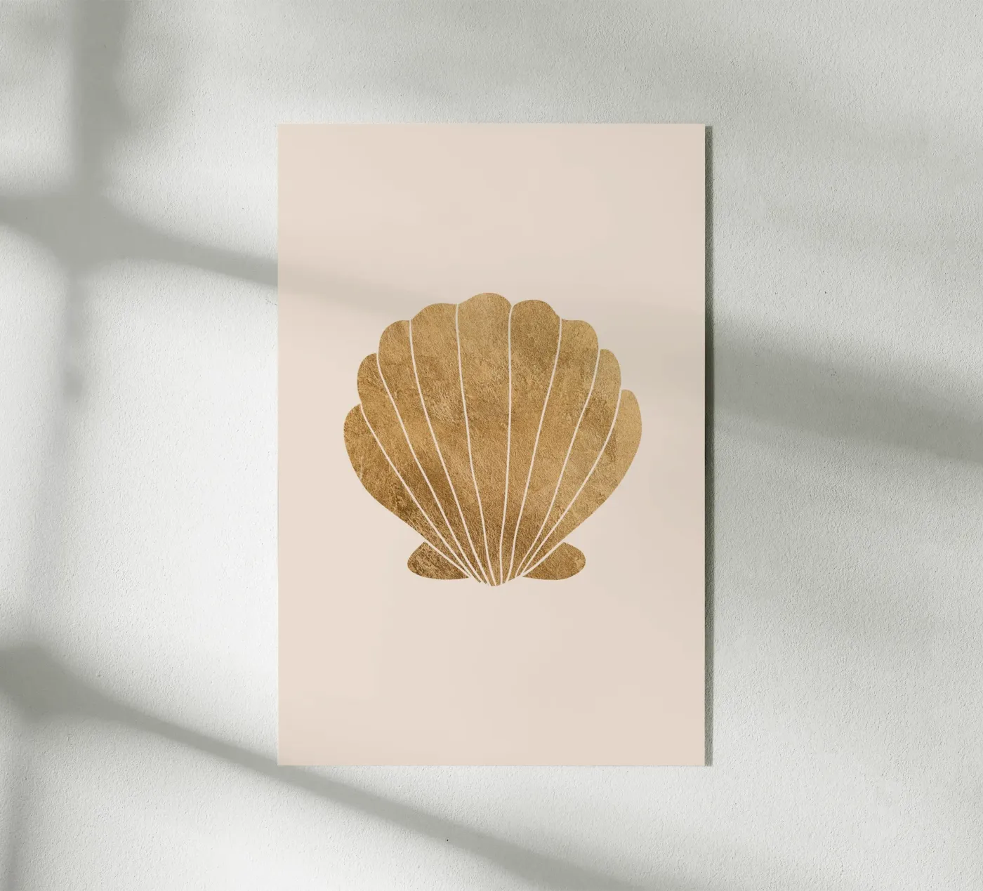Gold clam shell Acryl-Glas von GraceDigitalArtCo