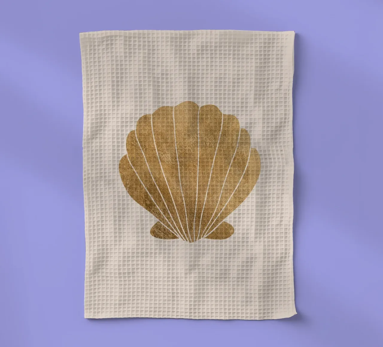 Gold clam shell canovaccio da cucina da GraceDigitalArtCo