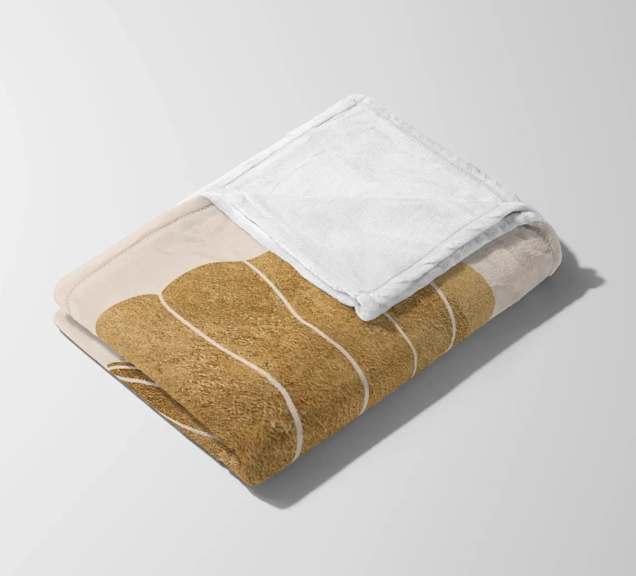 Gold clam shell coperta in pile da GraceDigitalArtCo