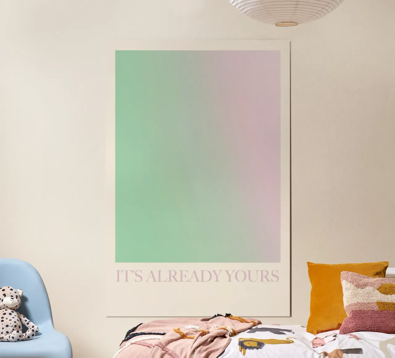 Manifestation Art poster con telaio in alluminio da GraceDigitalArtCo