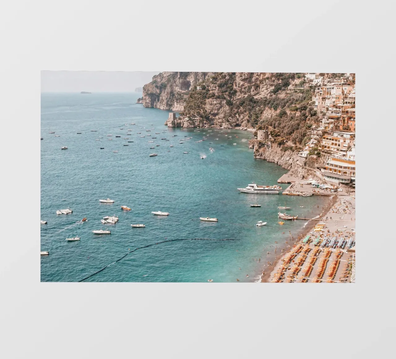 Positano Beach View pellicola backlit da GraceDigitalArtCo